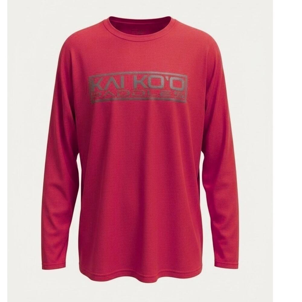 Kai Ko'o Paddles Athletic Jersey Performance Shirt Long Sleeve Sun Protect Rare